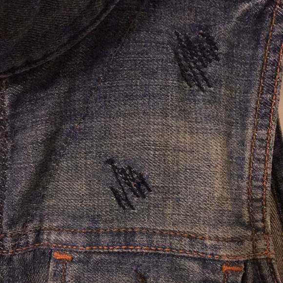 Vintage inspired blue denim vest - Picture 4 of 7